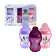 Tommee Tippee Closer to Nature Baby Bottles Jungle Pinks - Pack of 3 (260 ml) image number 3